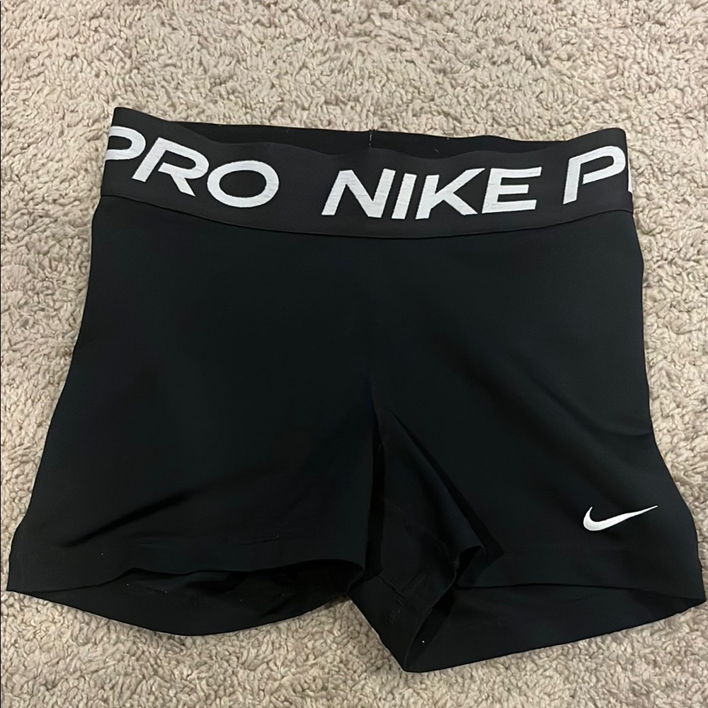 Nike Black Athletic Shorts with Compression Fit